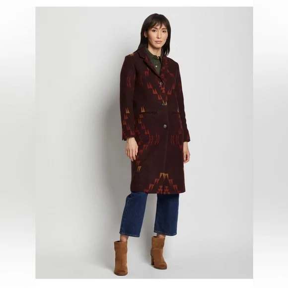 WOMEN'S JACKSONVILLE BLANKET WOOL COAT